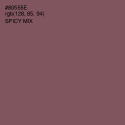 #80555E - Spicy Mix Color Image